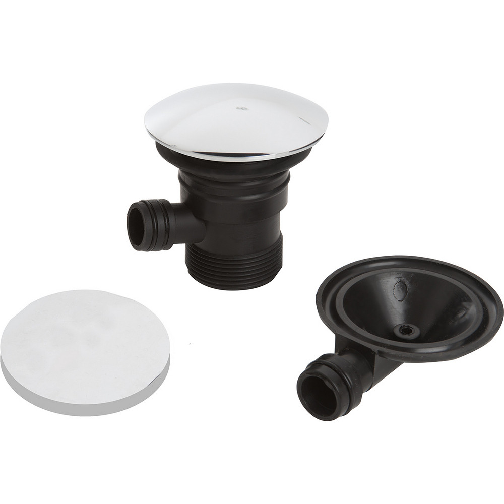 Bristan Round Bath Waste with Clicker RD Chrome Plated with overflow