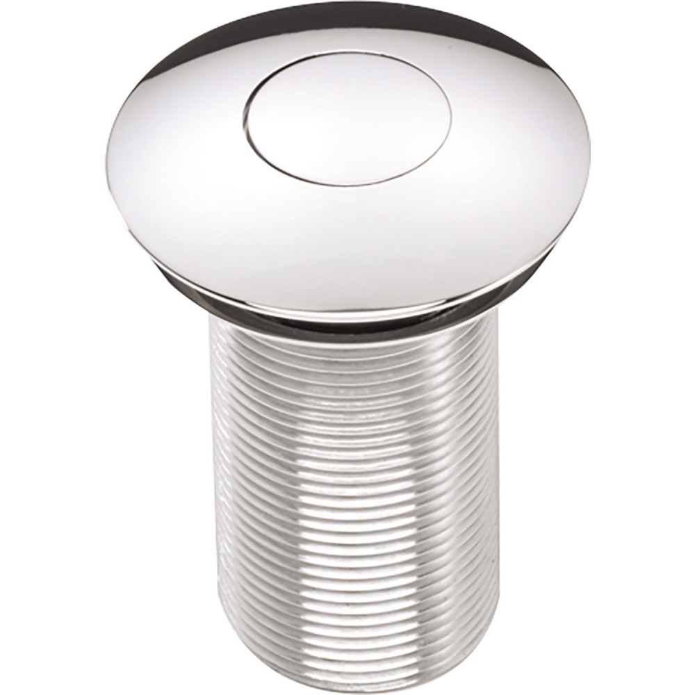 Bristan Round Push Basin Waste Unslotted Chrome
