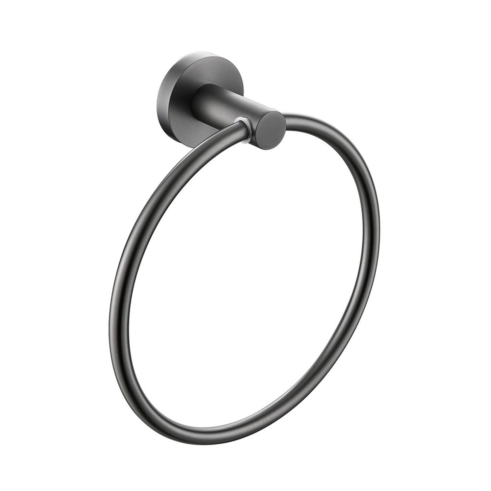 Bristan Round Towel Ring in Gunmetal