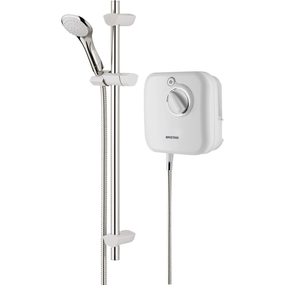 Bristan Thermostatic Power Shower 1000 in White (1)