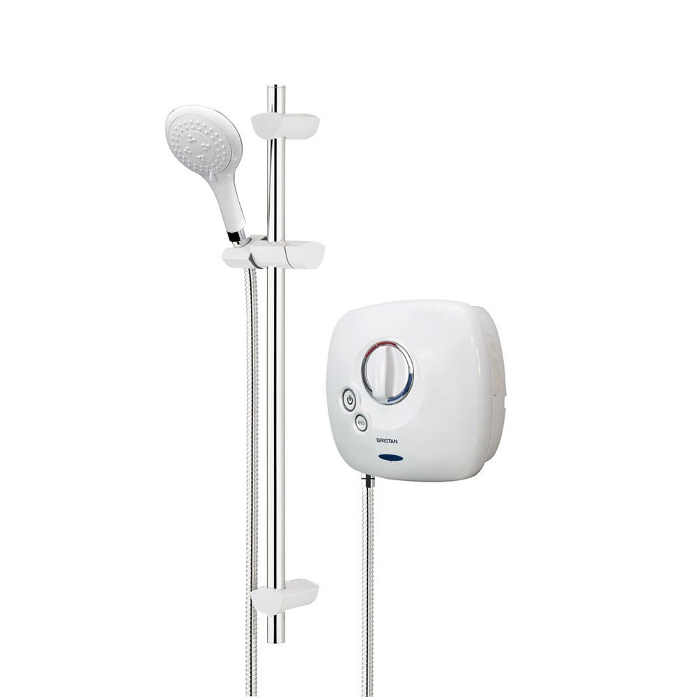 Bristan Thermostatic Power Shower 1500 in White (1)