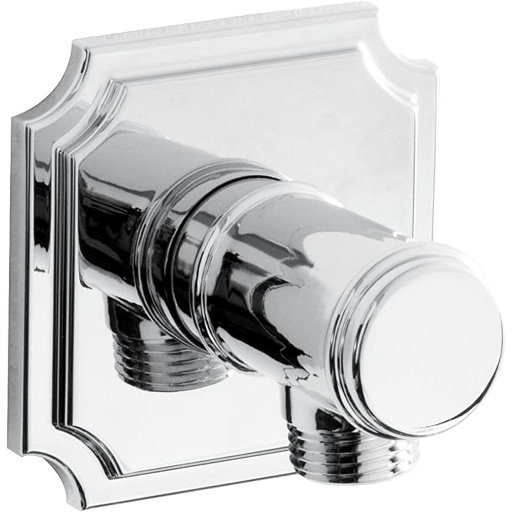 Bristan Traditional Squared Chrome Shower Wall Outlet