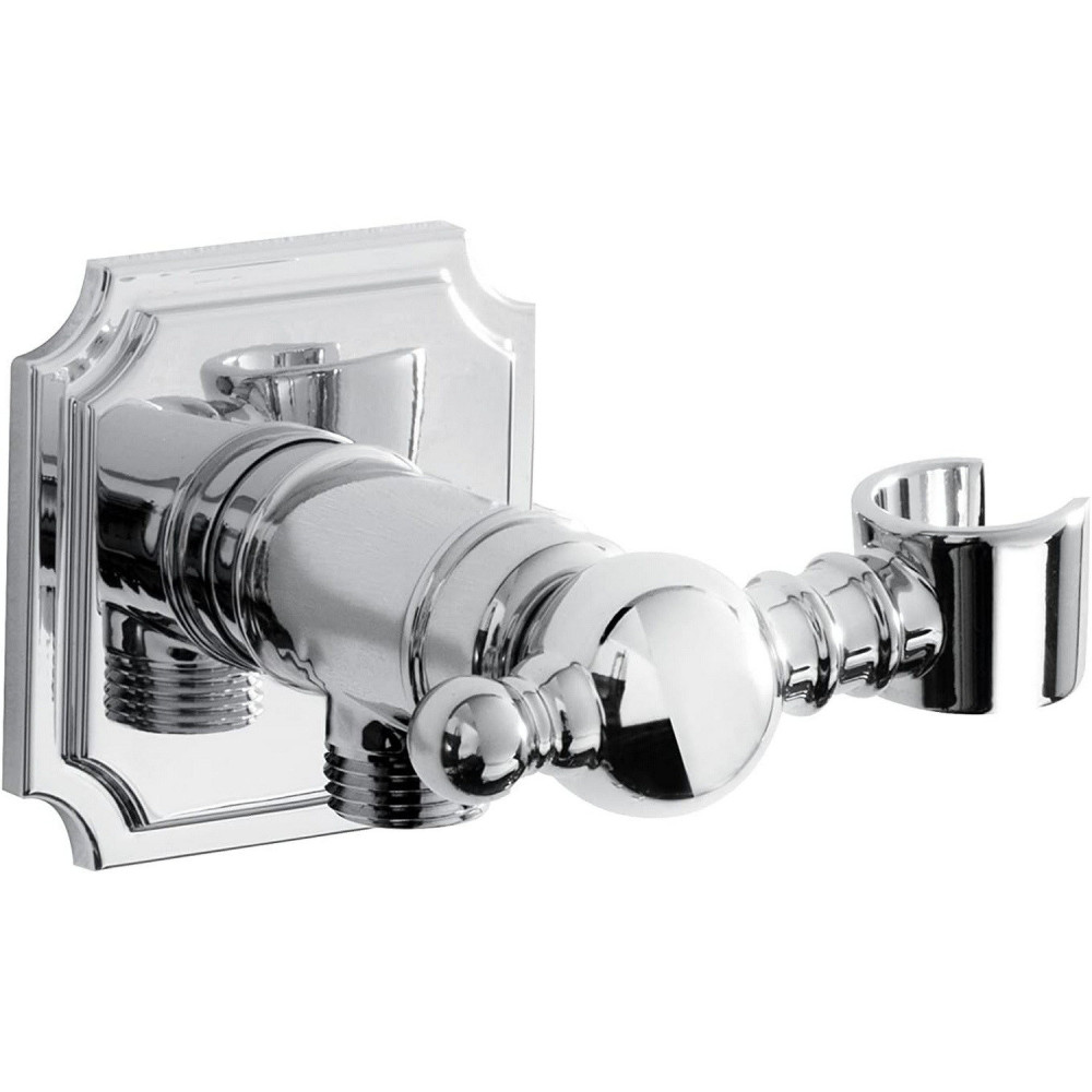 Bristan Traditional Squared Wall Outlet with Handset Holder
