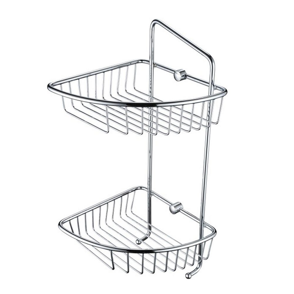 Bristan Two Tier Wall Fixed Wire Basket