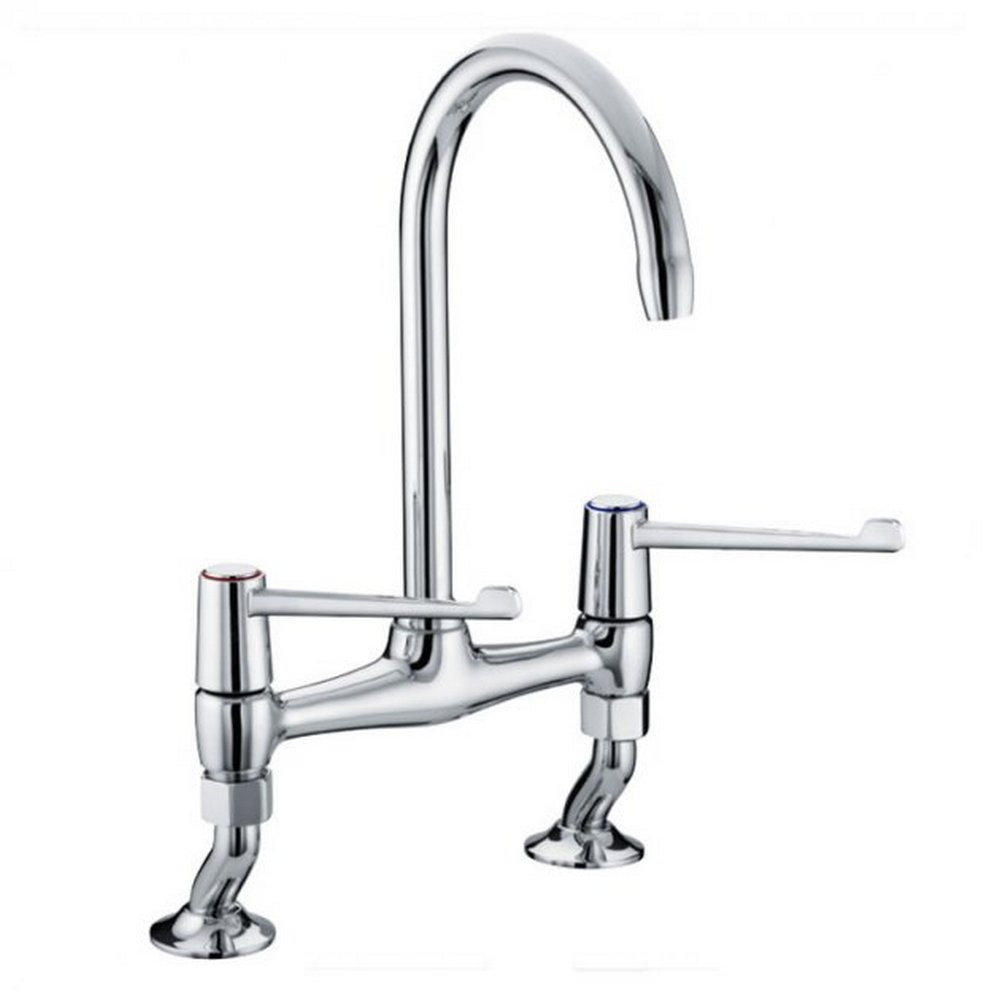 Bristan Value Lever Kitchen Sink Mixer with 6 Inch Handles