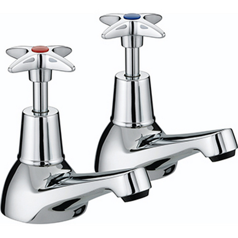 Bristan X Head Bath Taps in Chrome