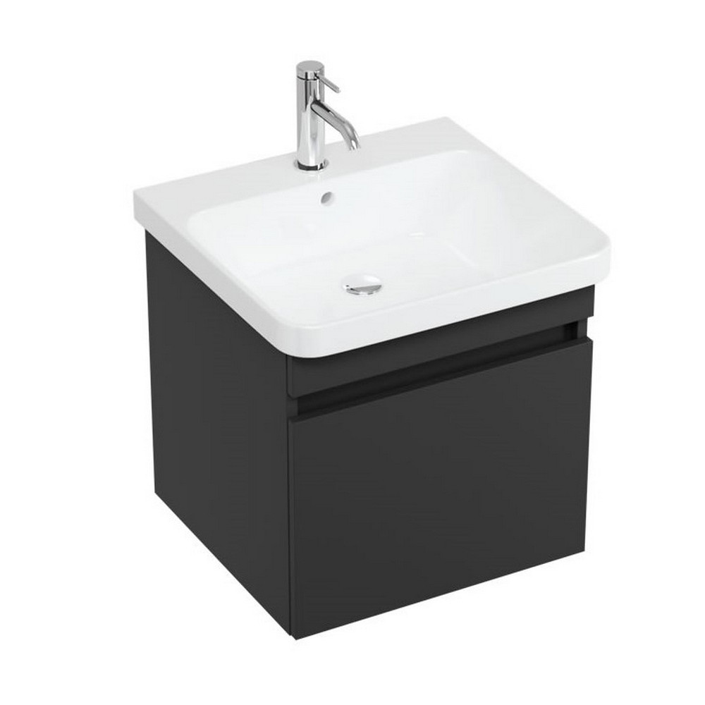 Britton Dalston 500mm Matt Grey Wall Hung Vanity Unit with Basin