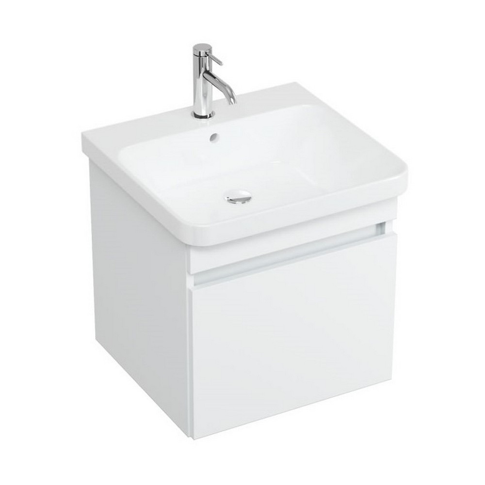 Britton Dalston 500mm Matt White Wall Hung Vanity Unit with Basin