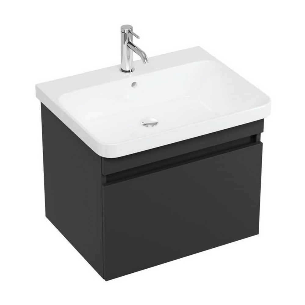Britton Dalston 600mm Matt Grey Wall Hung Vanity Unit with Basin