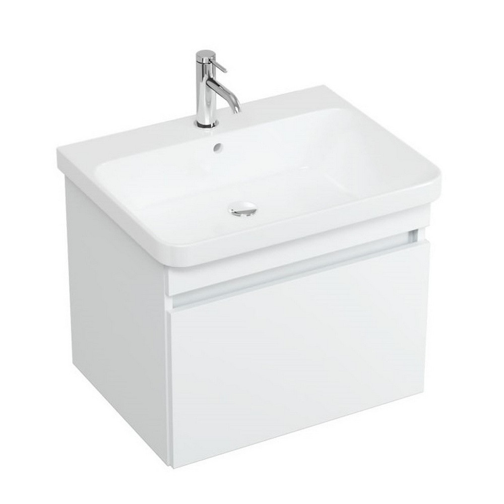 Britton Dalston 600mm Matt White Wall Hung Vanity Unit with Basin