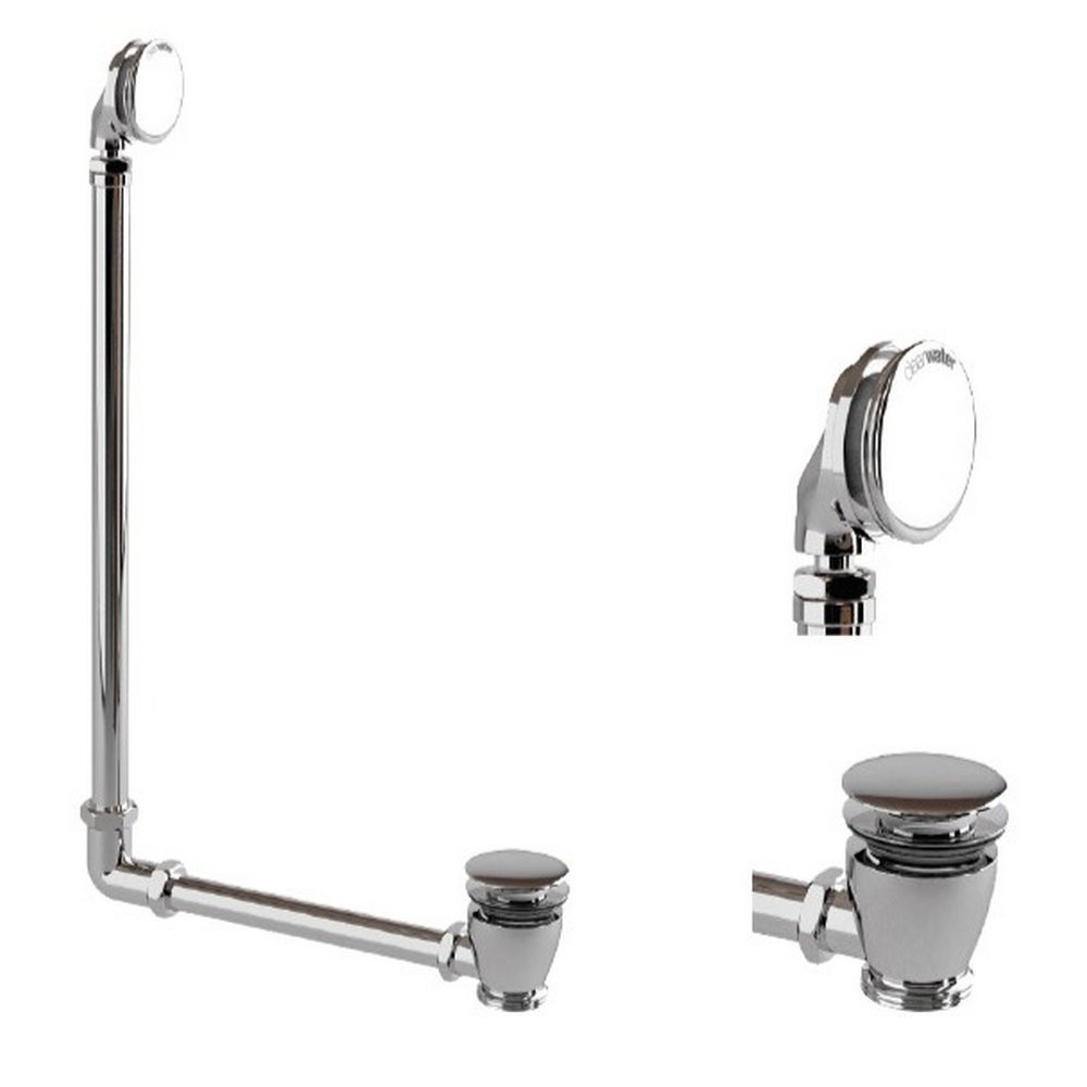 Britton Exposed Bath Overflow and Click Clack Waste