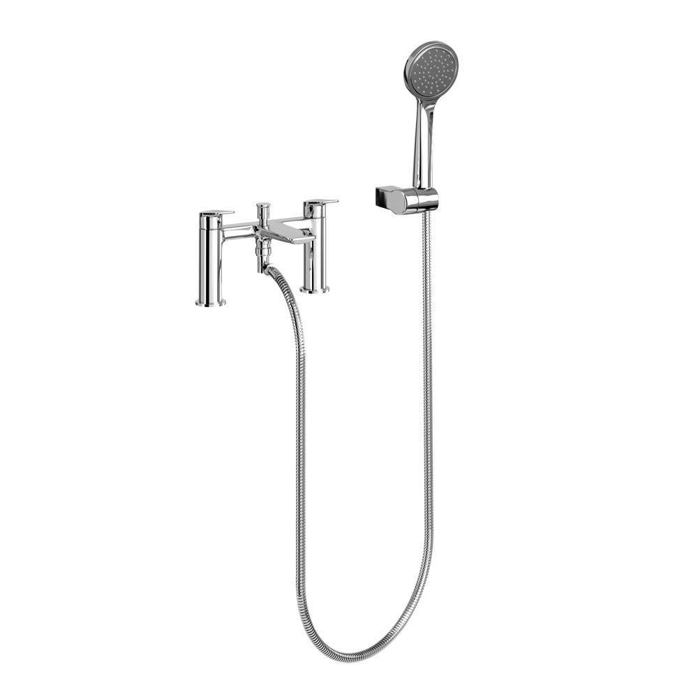 Britton Greenwich Bath Shower Mixer 2TH Chrome