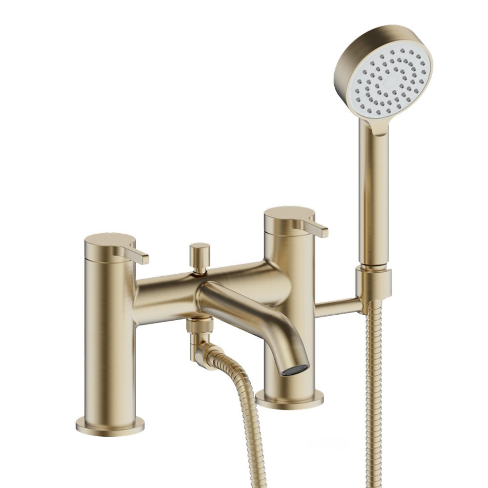 Britton Hoxton 2.0 Bath and Shower Mixer 2TH Brushed Brass