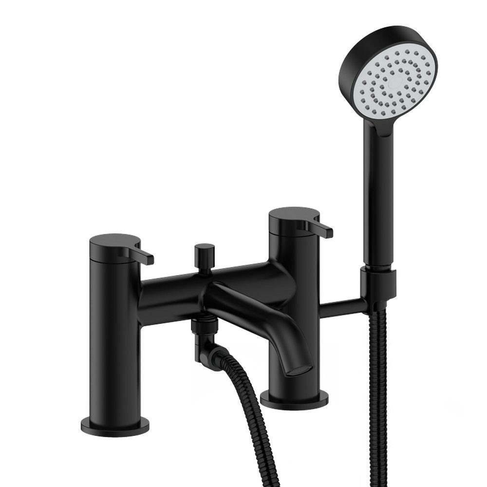 Britton Hoxton 2.0 Bath and Shower Mixer 2TH Matt Black