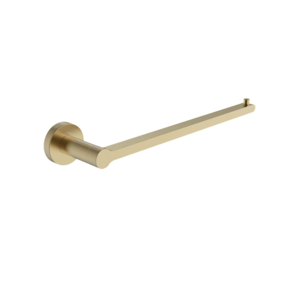 Britton Hoxton 2.0 Brushed Brass Single Towel Holder