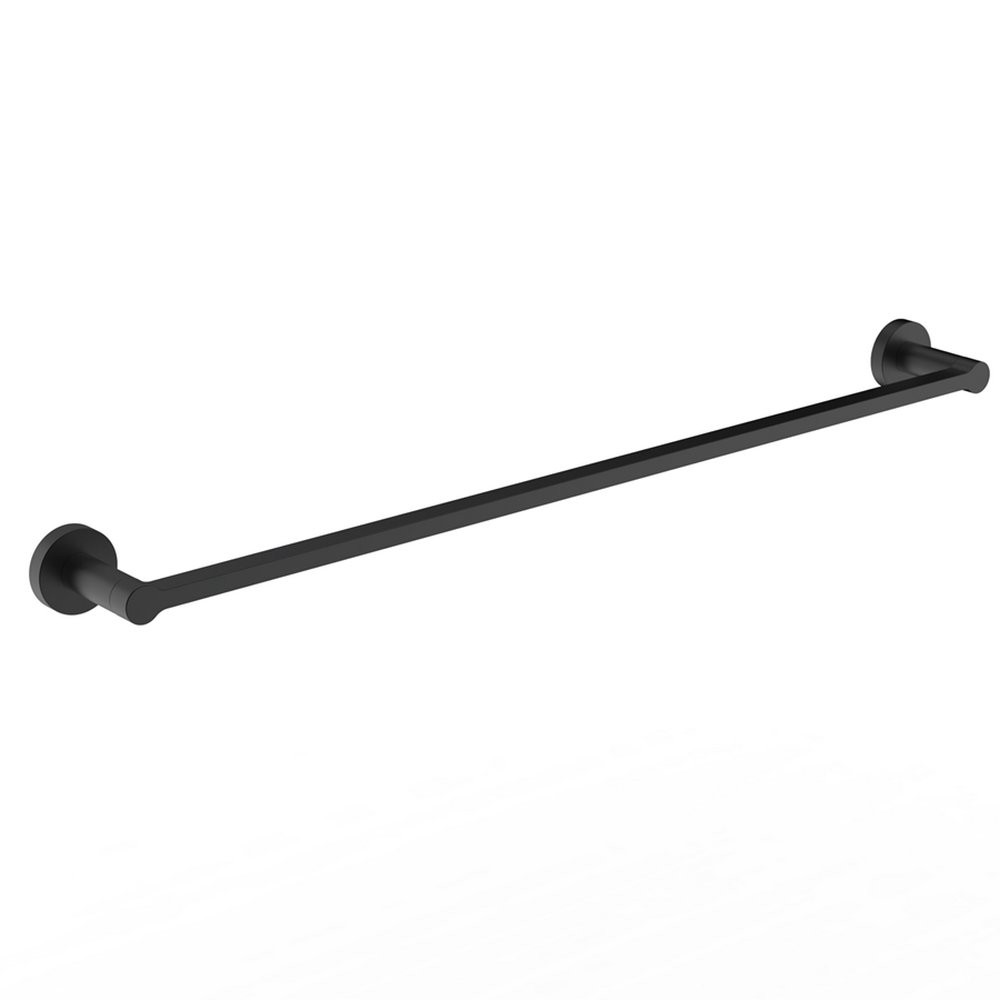 Britton Hoxton 2.0 Matt Black 645mm Single Towel Rail