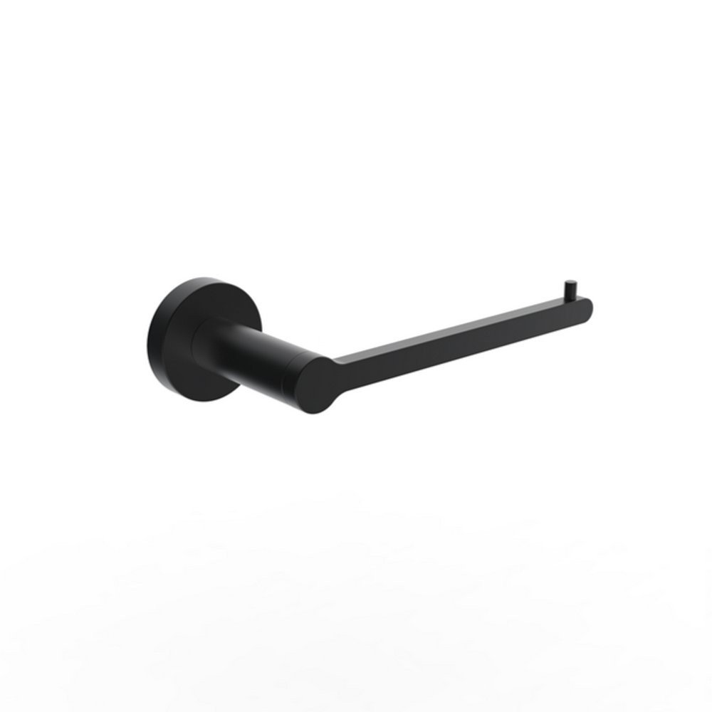Britton Hoxton 2.0 Matt Black Single Toilet Roll Holder