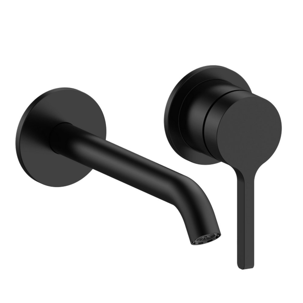 Britton Hoxton 2.0 Matt Black Wall Mounted Basin Mixer