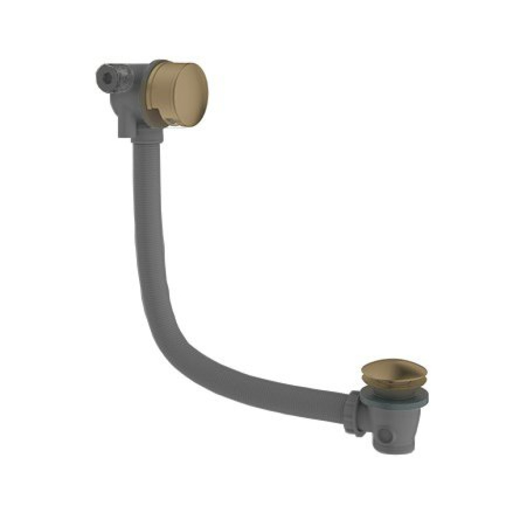 Britton Hoxton Bath Filler with Click Clack Waste Brushed Brass