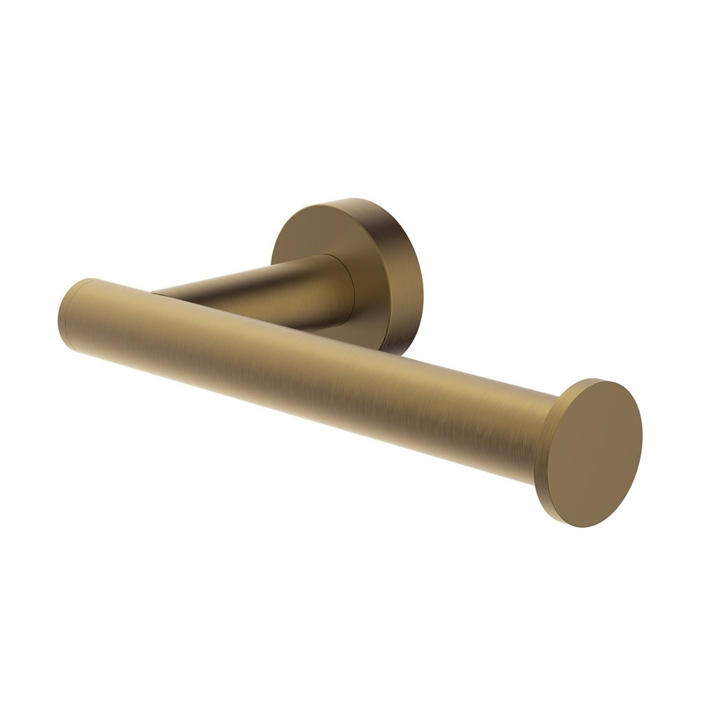 Britton Hoxton Toilet Roll Holder Brushed Brass