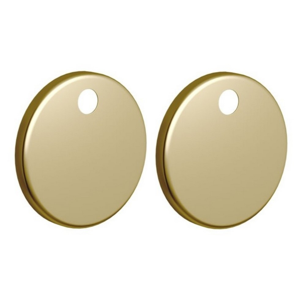 Britton Hoxton Toilet Seat Hinge Cover Caps Pair Brushed Brass