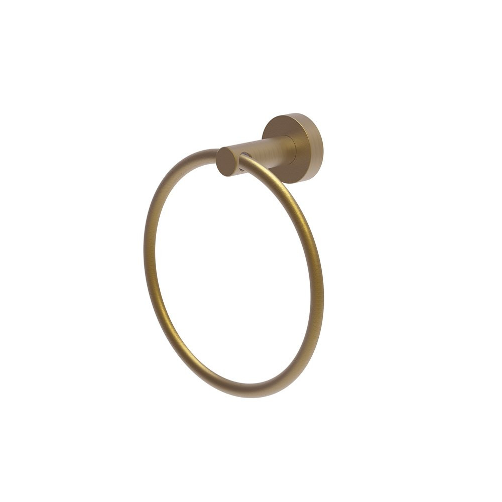 Britton Hoxton Towel Ring Brushed Brass (1)