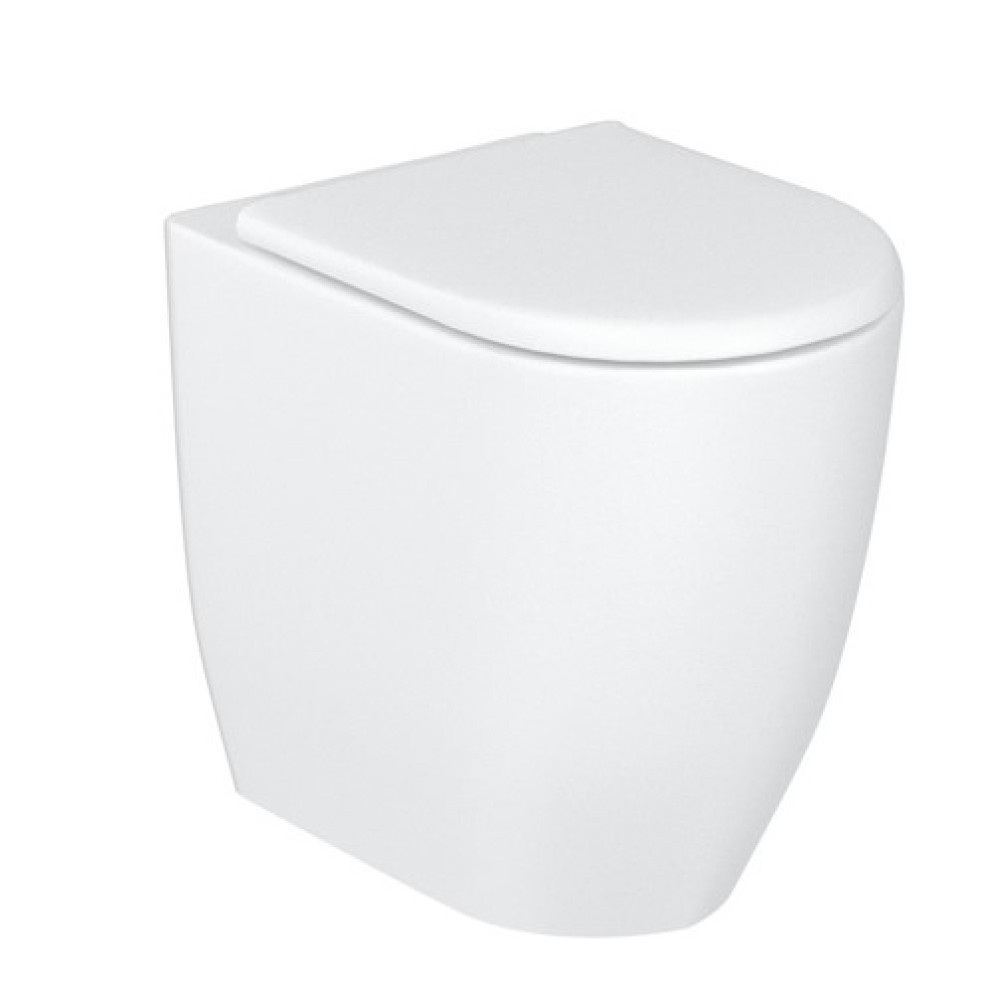 Britton Milan Rimless Back To Wall WC Pan and Seat