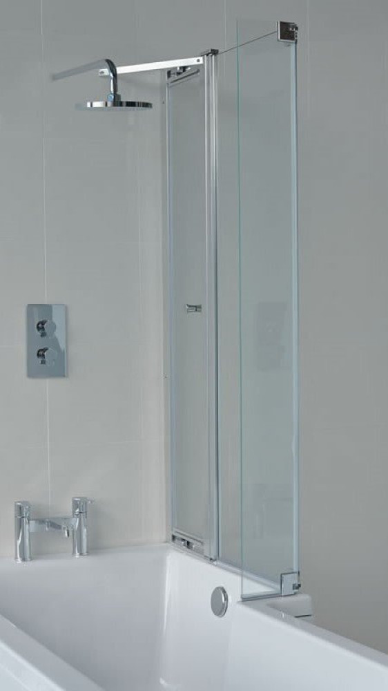 Britton Right Hand 820mm x 1450mm EcoSquare Bath Screen with Access Panel
