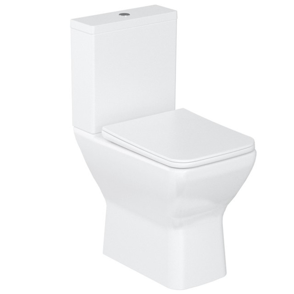 Britton Shoreditch Squared Rimless Close Coupled WC Pan and Cistern (1)