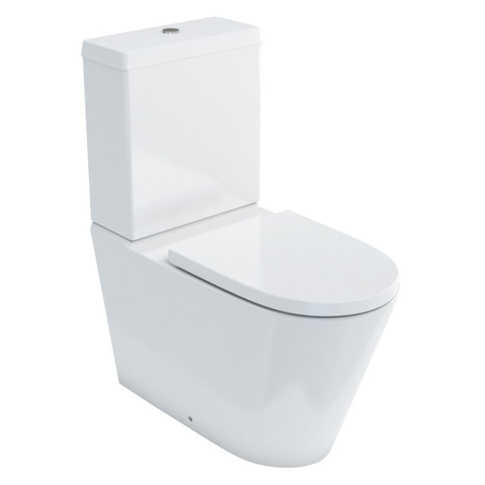 Britton Sphere Rimless Close Coupled WC Pan and Cistern