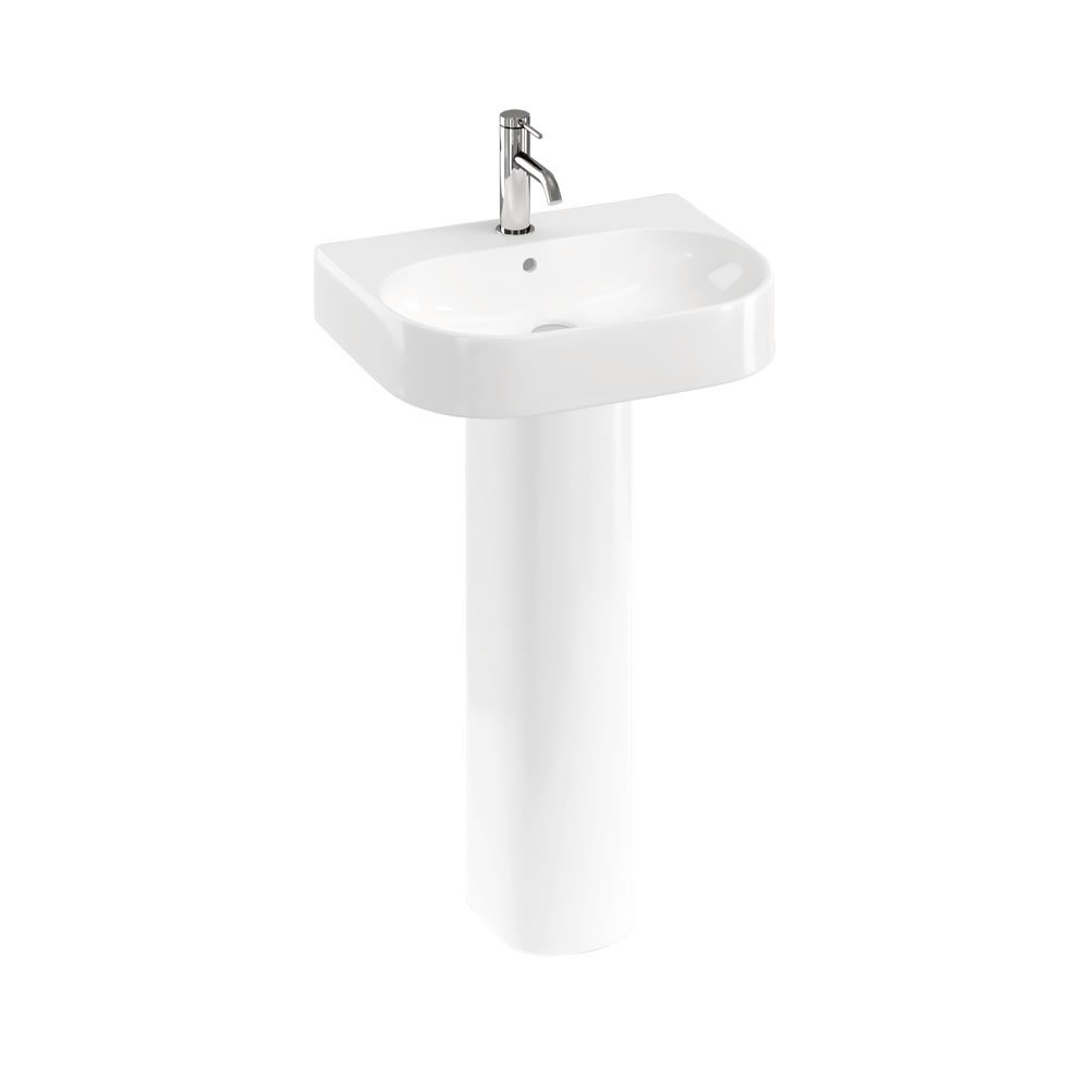 Britton Trim 500mm Basin with Full Pedestal