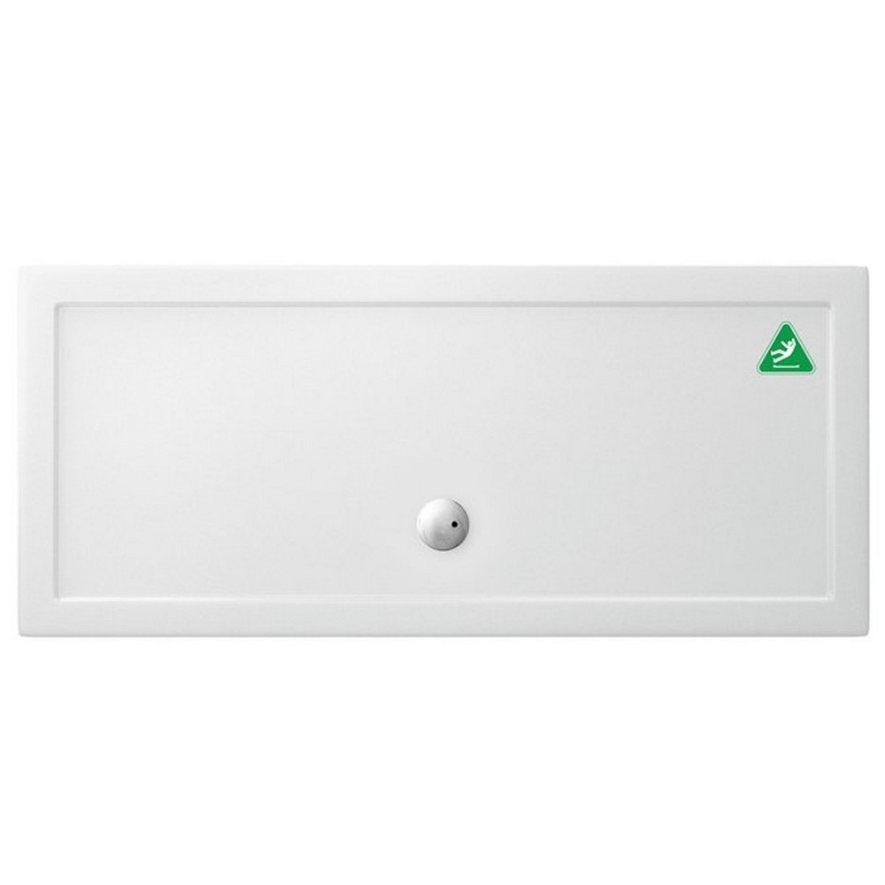 Britton Zamori 1600 x 700mm Large Anti-Slip Rectangle Shower Tray