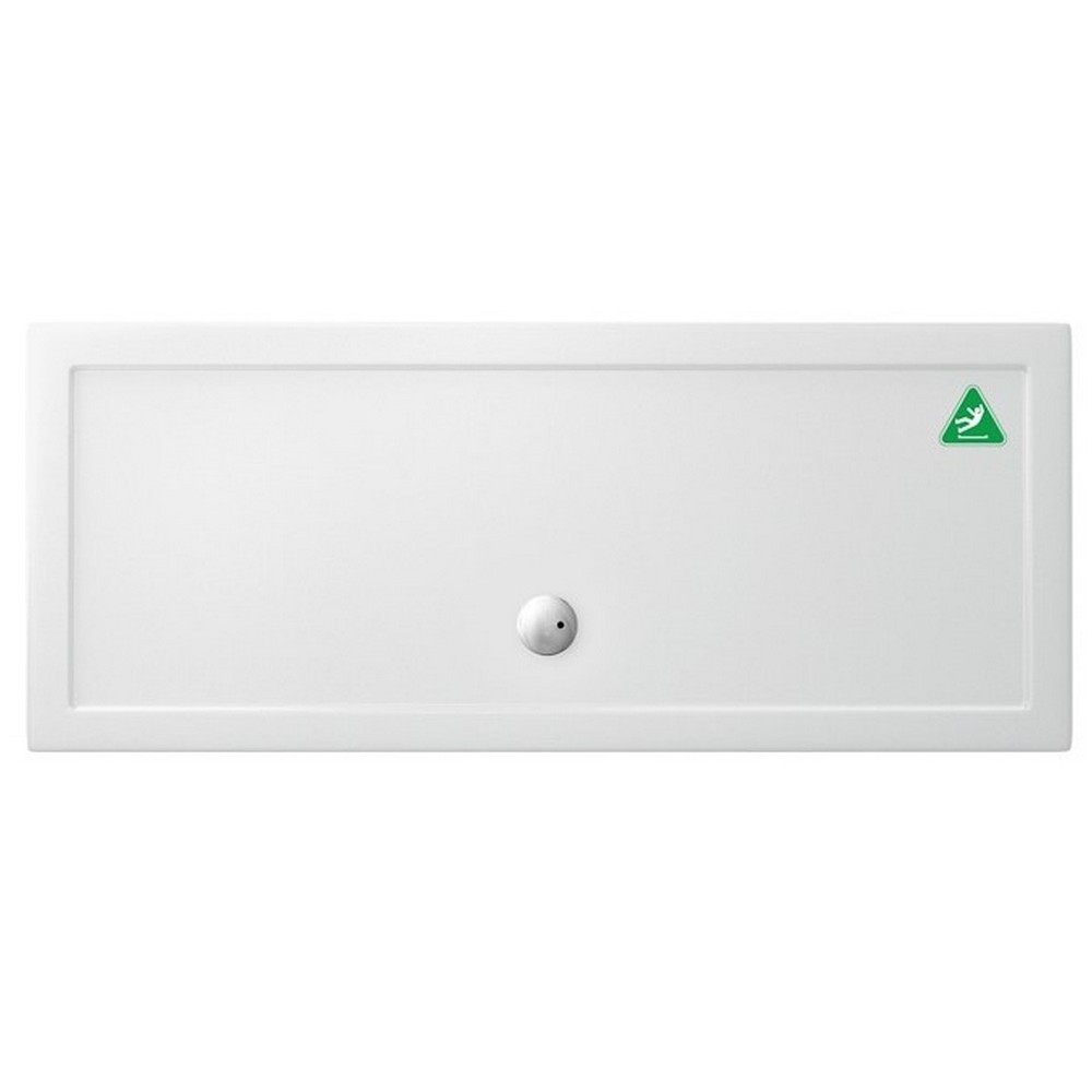Britton Zamori 1700 x 700mm Large Anti-Slip Rectangle Shower Tray