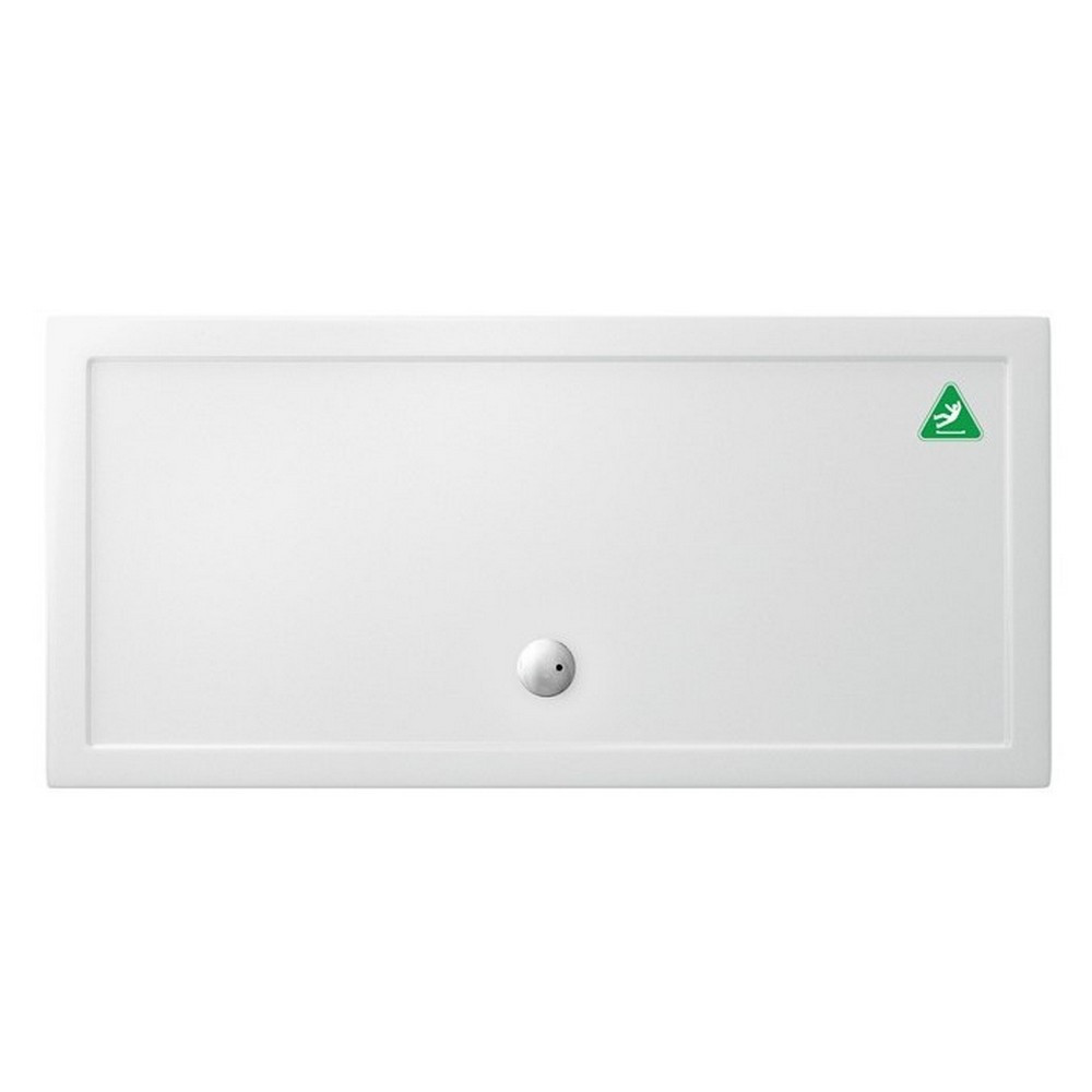 Britton Zamori 1700 x 800mm Large Anti Slip Rectangle Shower Tray