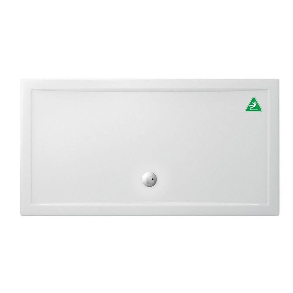 Britton Zamori 1700 x 900mm Large Anti-Slip Rectangle Shower Tray