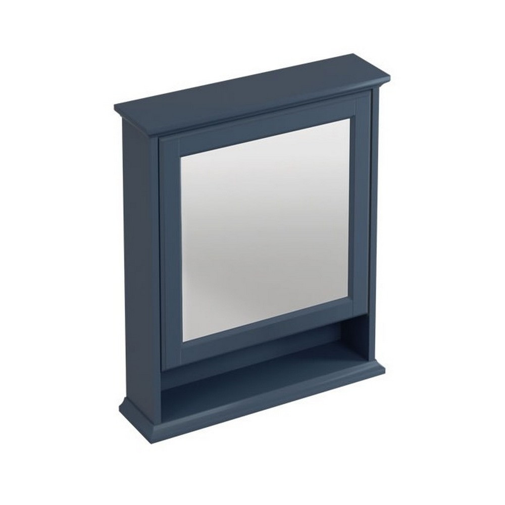 Burlington 600mm Blue Bathroom Mirror Cabinet (1)