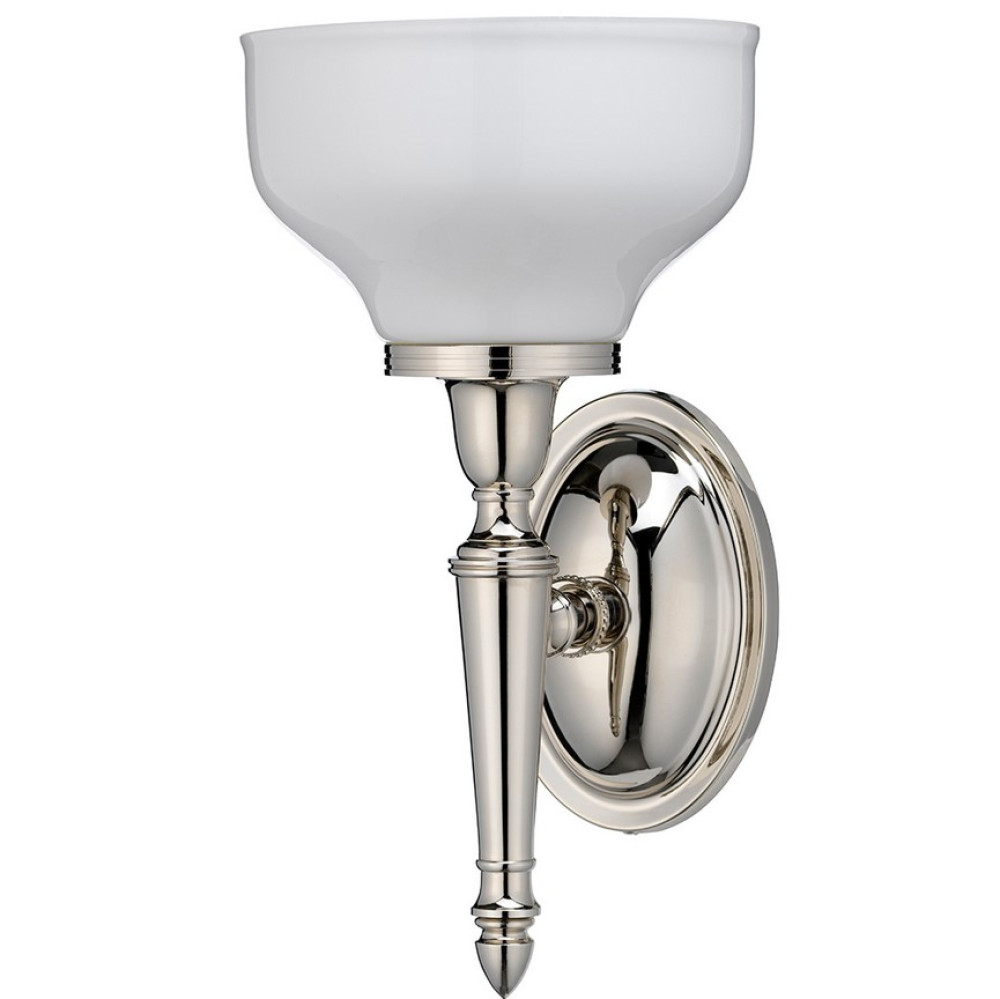 Burlington Arcade Oval Base with Cup Frosted Glass Shade