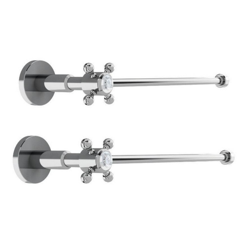 Burlington Basin Taps Shut Off Valves Pair Chrome