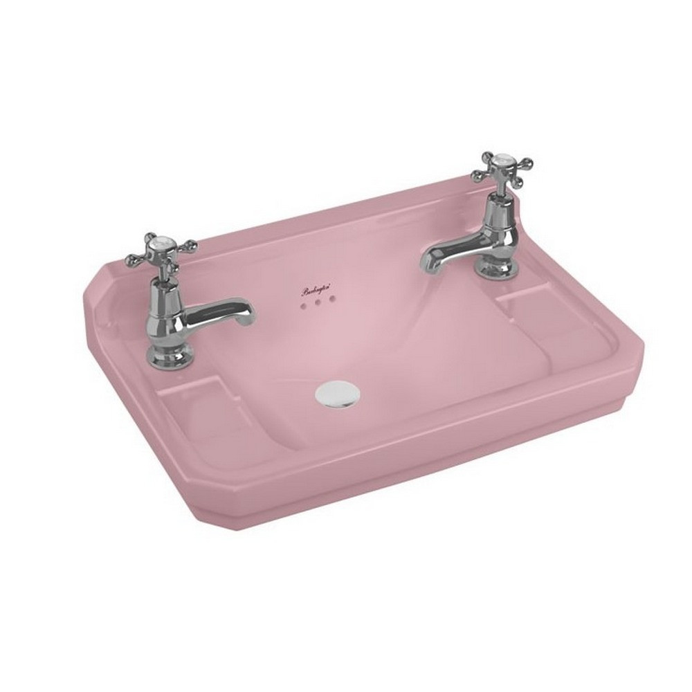 Burlington Bespoke Confetti Pink 510mm Cloakroom Basin (1)