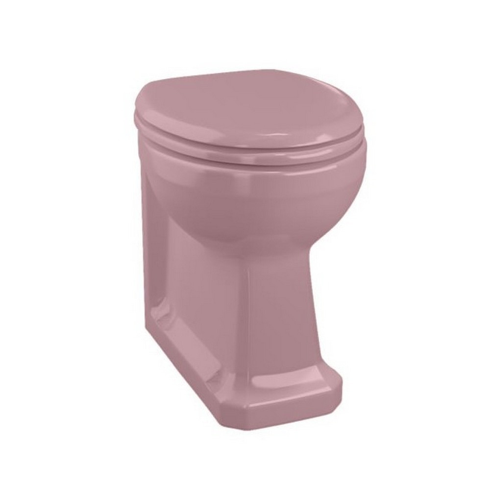 Burlington Bespoke Confetti Pink Back to Wall WC Pan