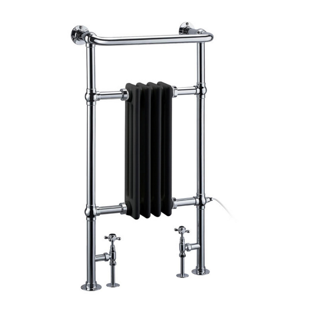 Burlington Bloomsbury Black Towel Radiator