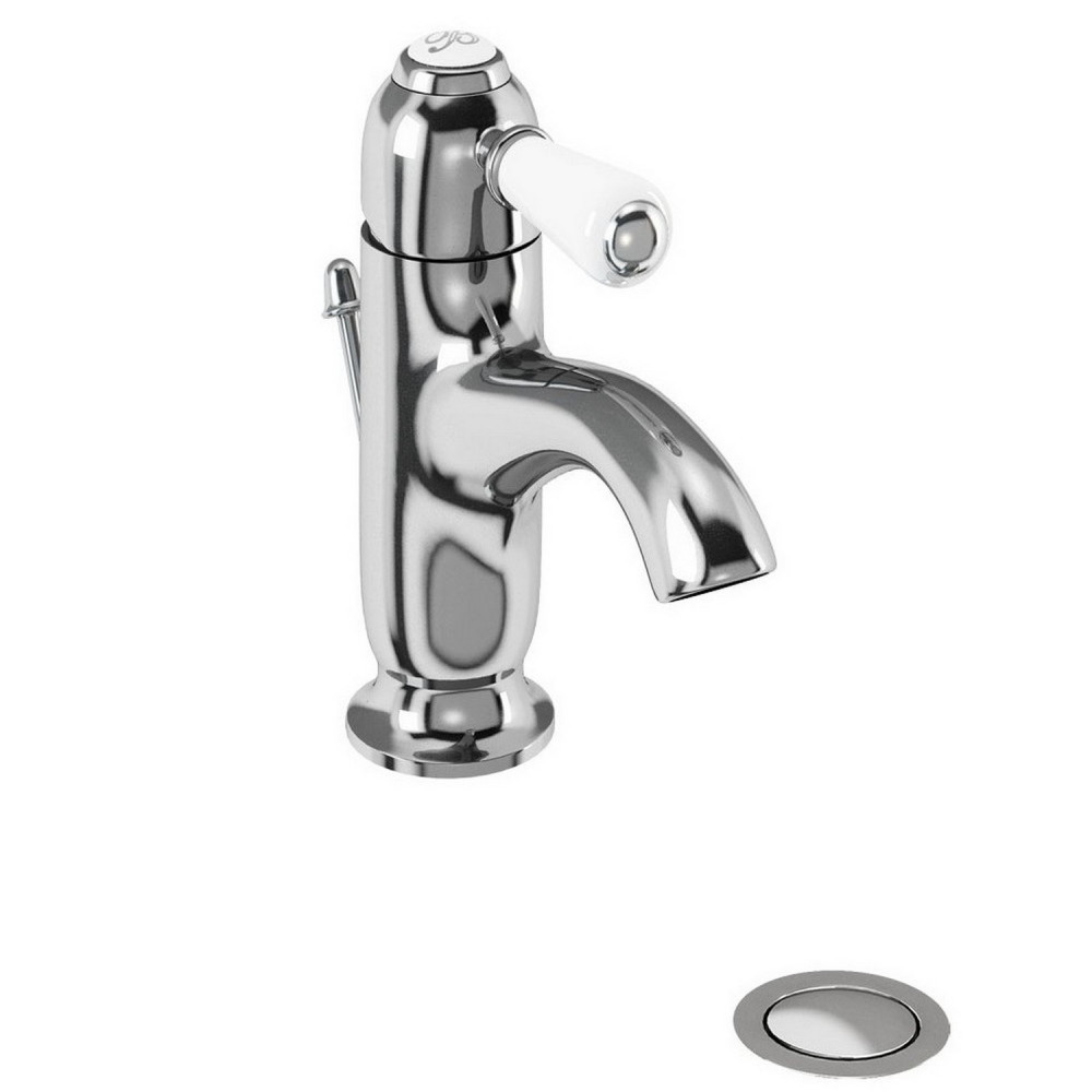 Burlington Chelsea Curved Basin Mixer with Pop Up Waste
