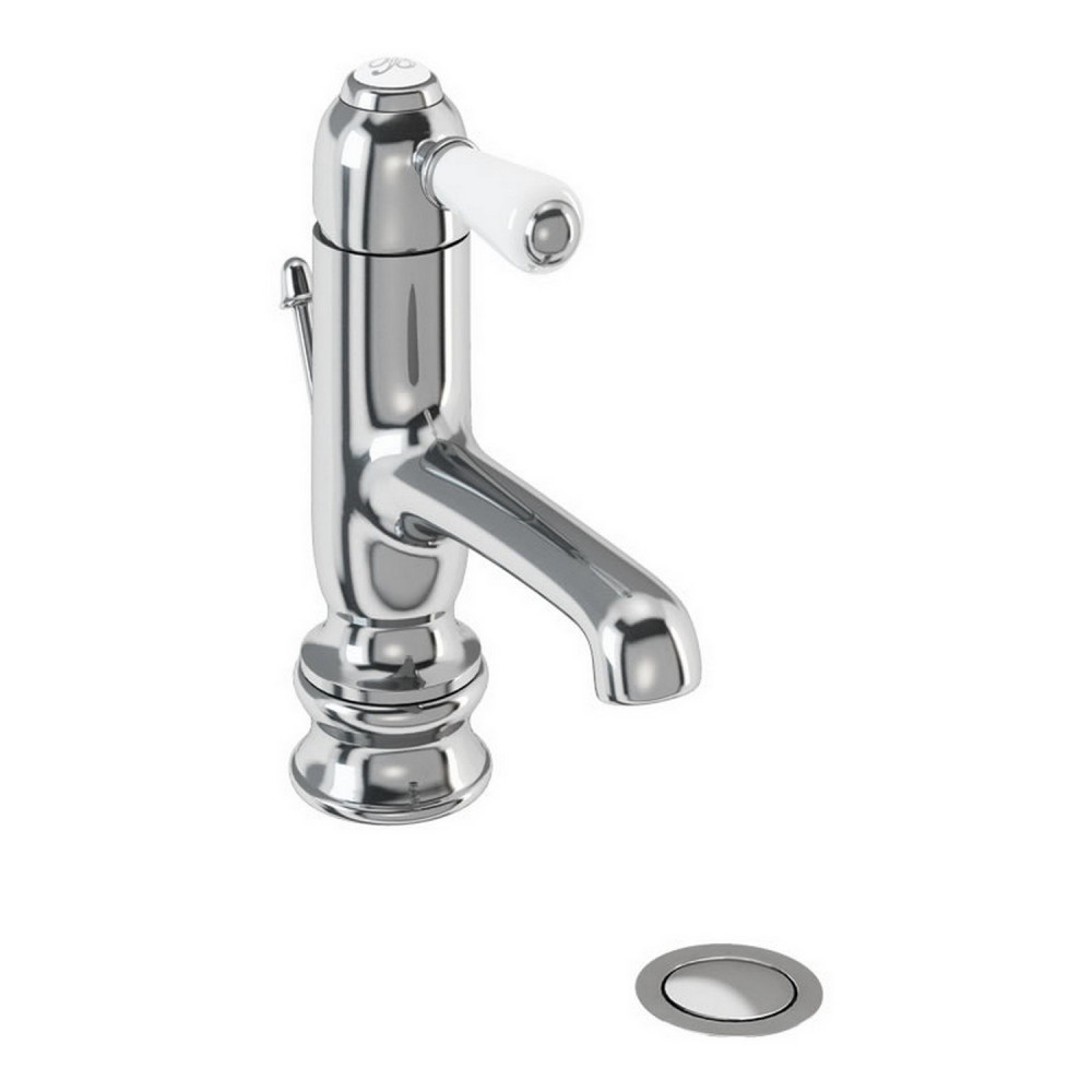 Burlington Chelsea Regent Straight Basin Mixer with Pop Up Waste