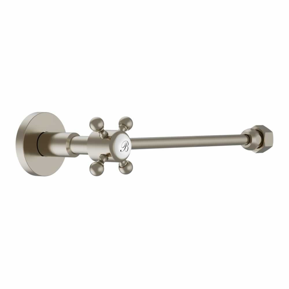Burlington Cistern On & Off Valve in Brushed Nickel