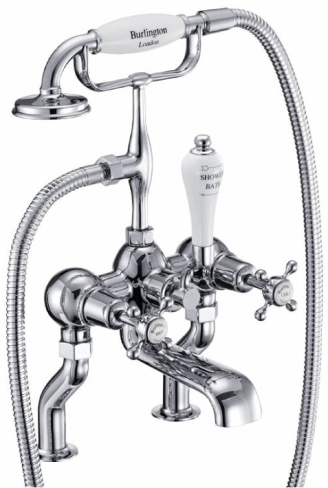 Burlington Claremont Bath Shower Mixer - Deck Mounted CL15