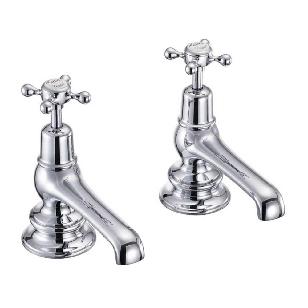 Burlington Claremont Regent Deck Mounted Bath Taps