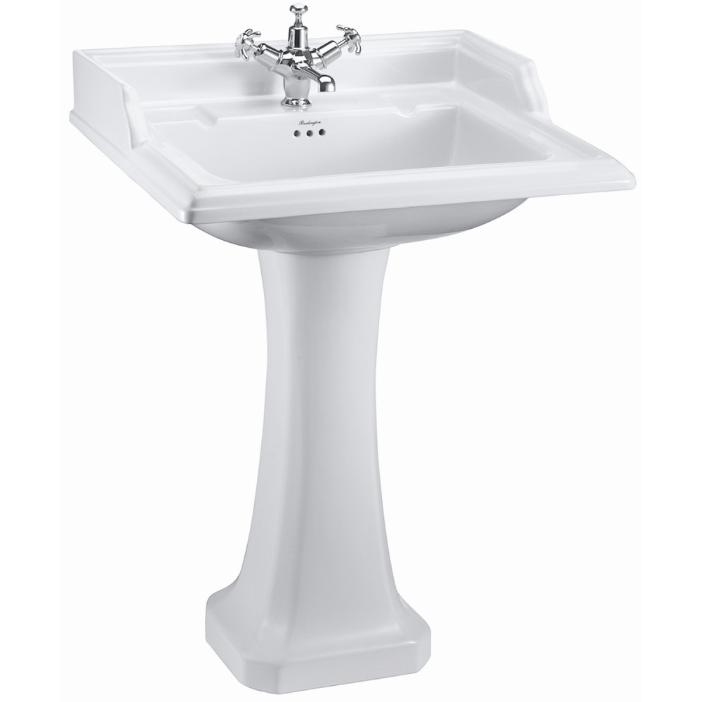 Burlington Classic 650mm Basin and Classic Pedestal