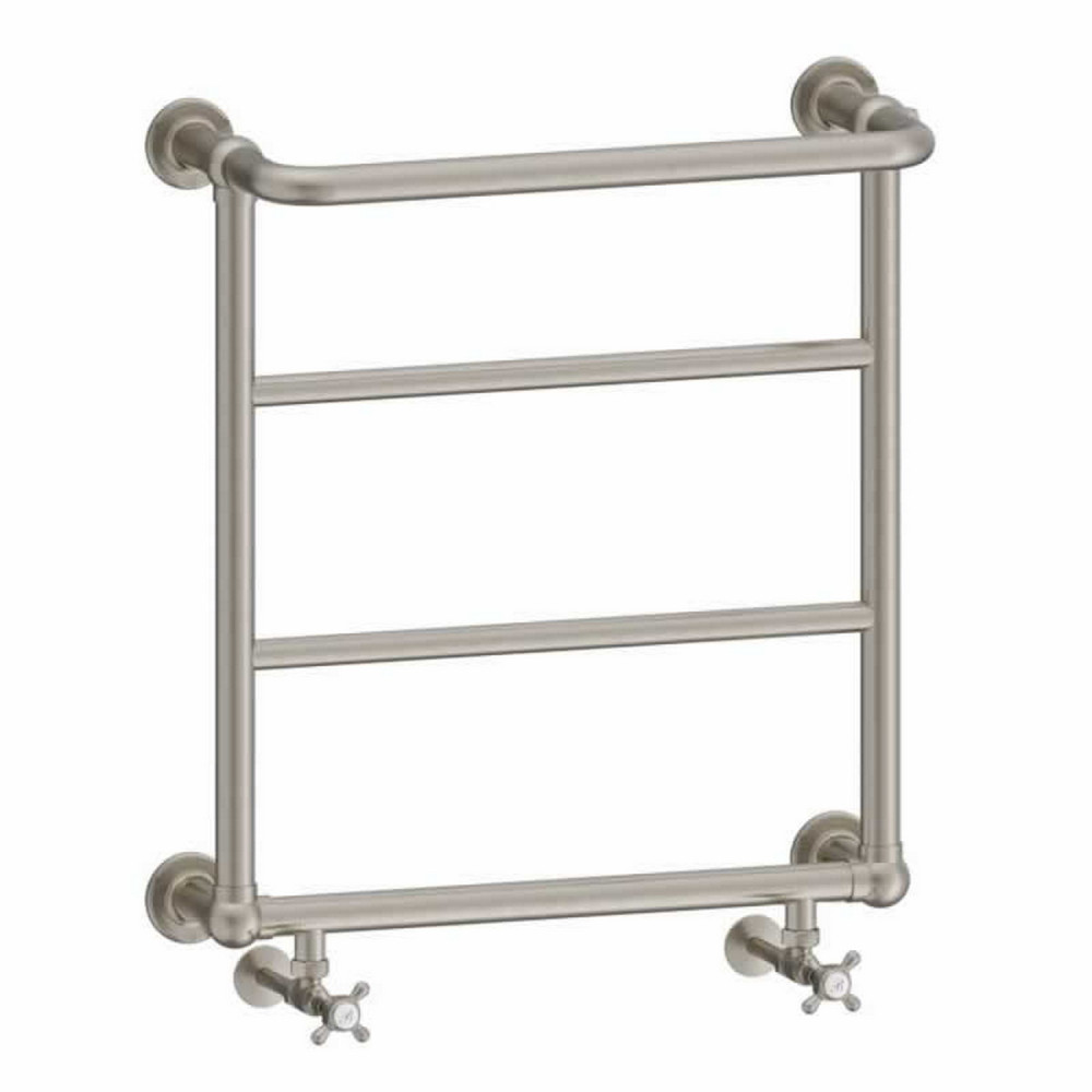 Burlington Cleaver Brushed Nickel Towel Radiator