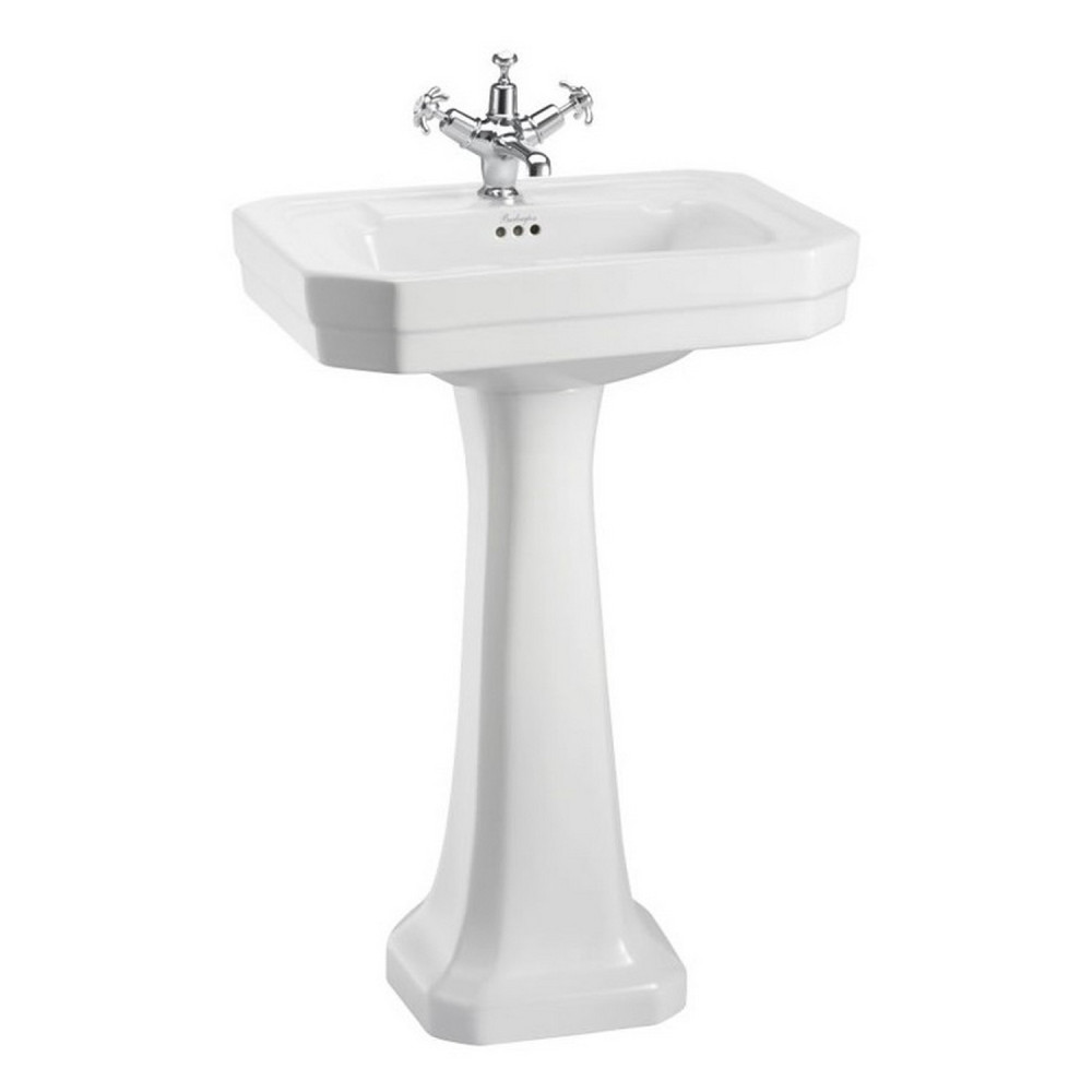 Burlington Contemporary 580mm Basin with Regal Pedestal