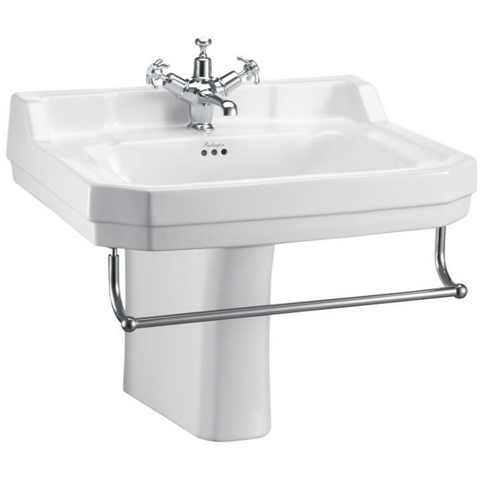 Burlington Edwardian 610mm Basin and Semi Pedestal